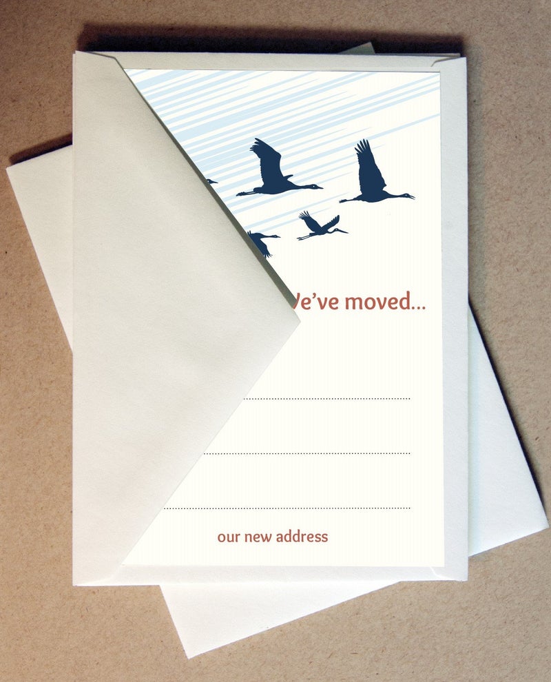 Little Notes by Comptime We've Moved - Moving Cards (24 Cards and Envelopes) - Image 2